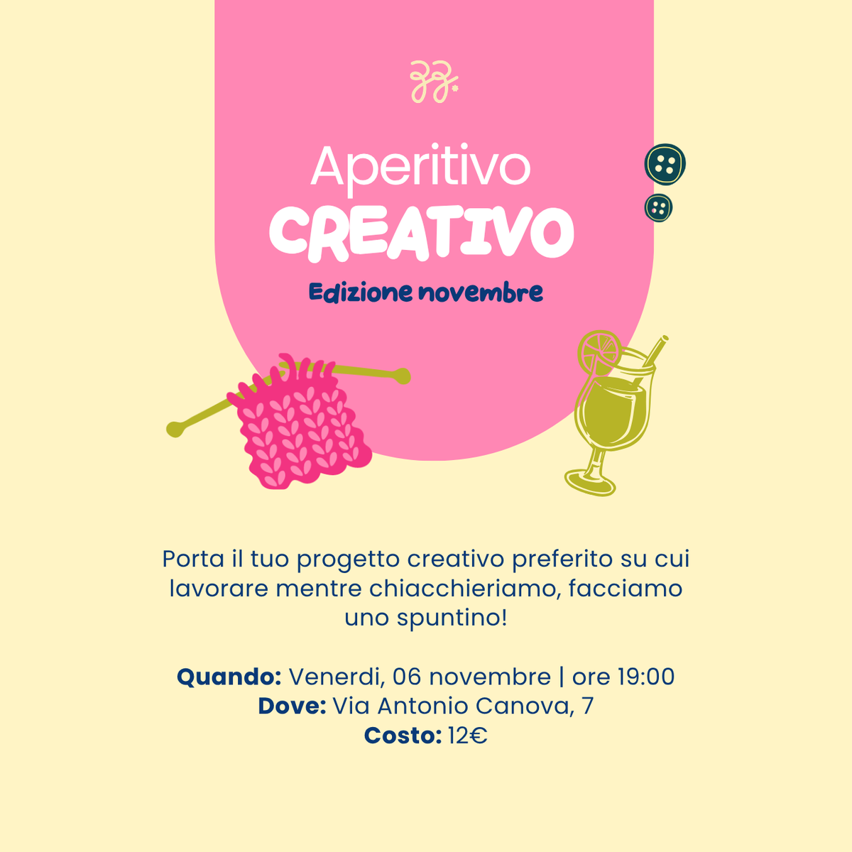 Aperitivo Creativo - Edizione di Novembre