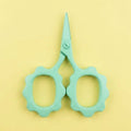 Mini Flowers Embroidery Scissors - Mint Green