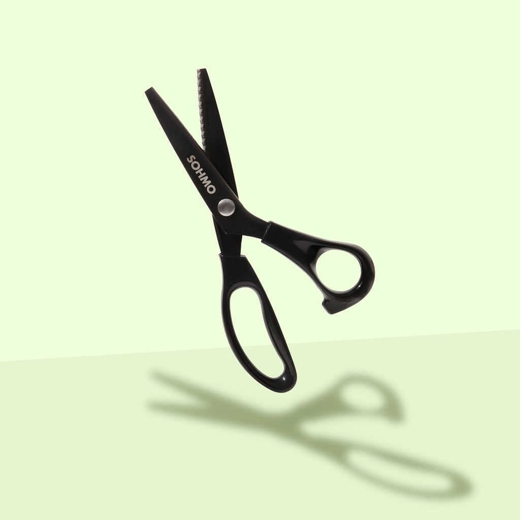 SOHMO Zigzag Scissors - Decorative Pinking Shears with Lightweight Handles
