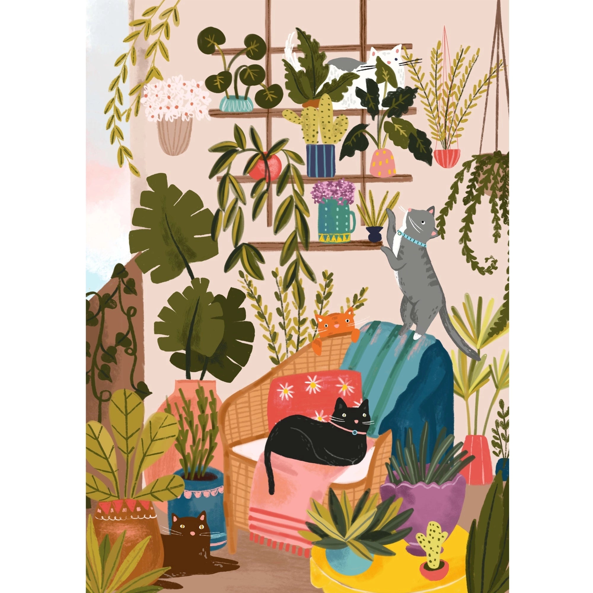 Balcony Cats | 1000-Piece Puzzle